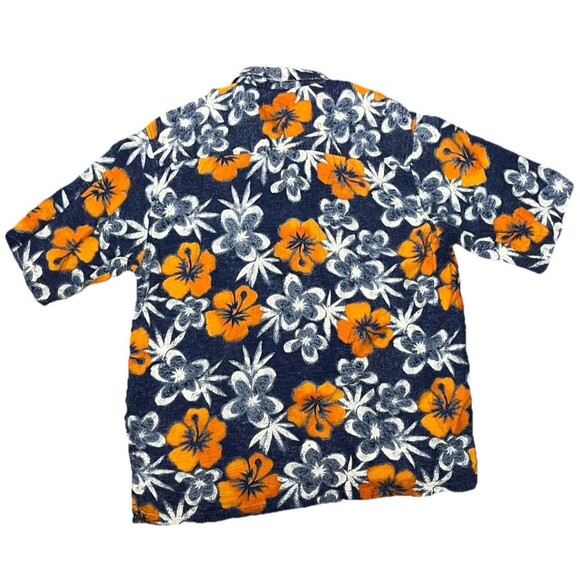 O’Neill Hawaiian Shirt Vintage 90s Tropical Bold Floral Surfer Men Medium Cotton - Picture 2 of 7
